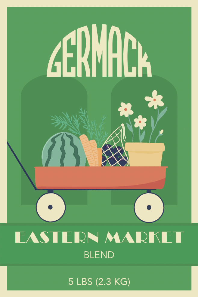 Germack Coffee Blend (5 LB.) - Eastern Market Blend